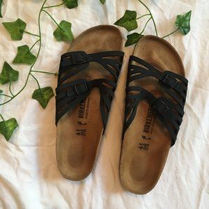 Black Birkenstock Granada Sandals LIKE NEW